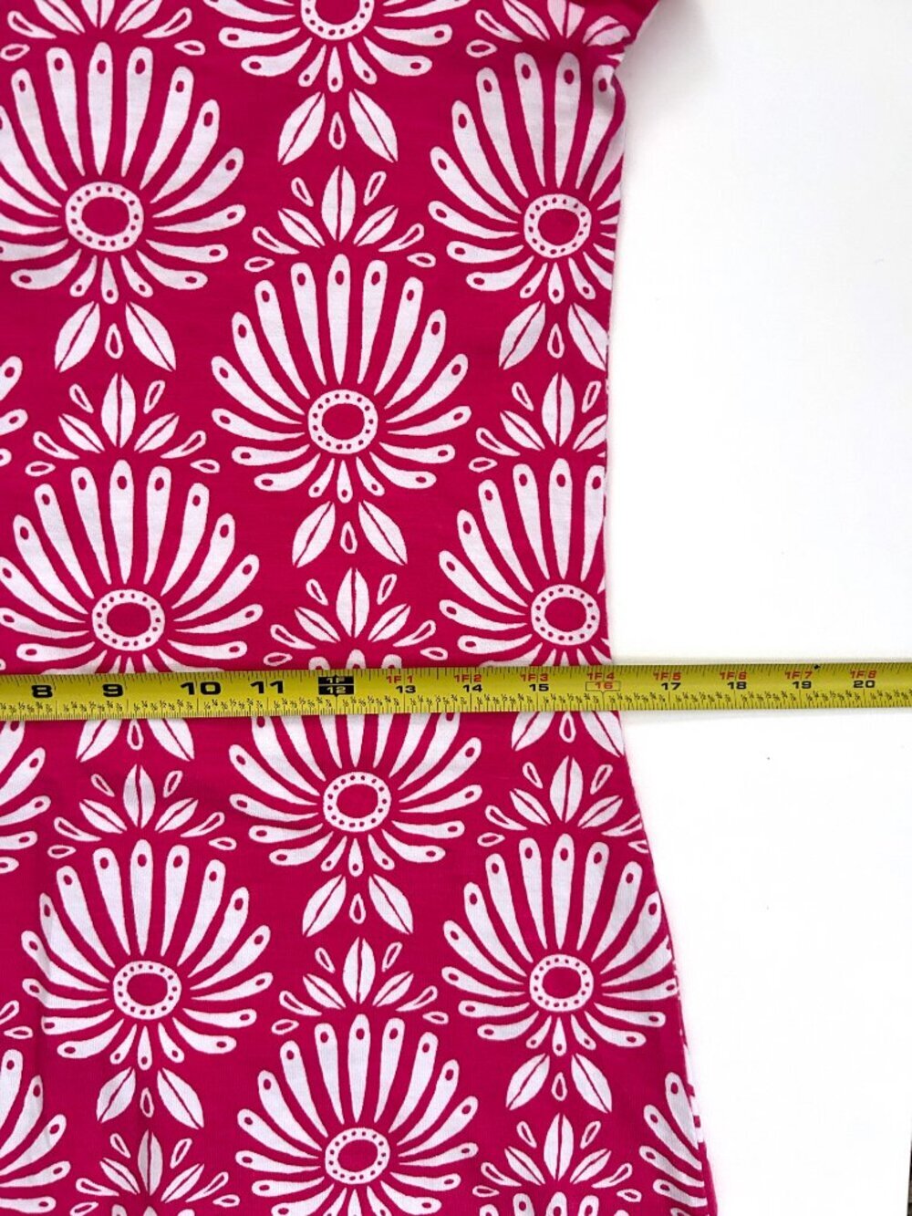 Hatley Pink Floral Tshirt Dress 100% Cotton Casual Summer Midi Dress Size Small - Picture 5 of 9